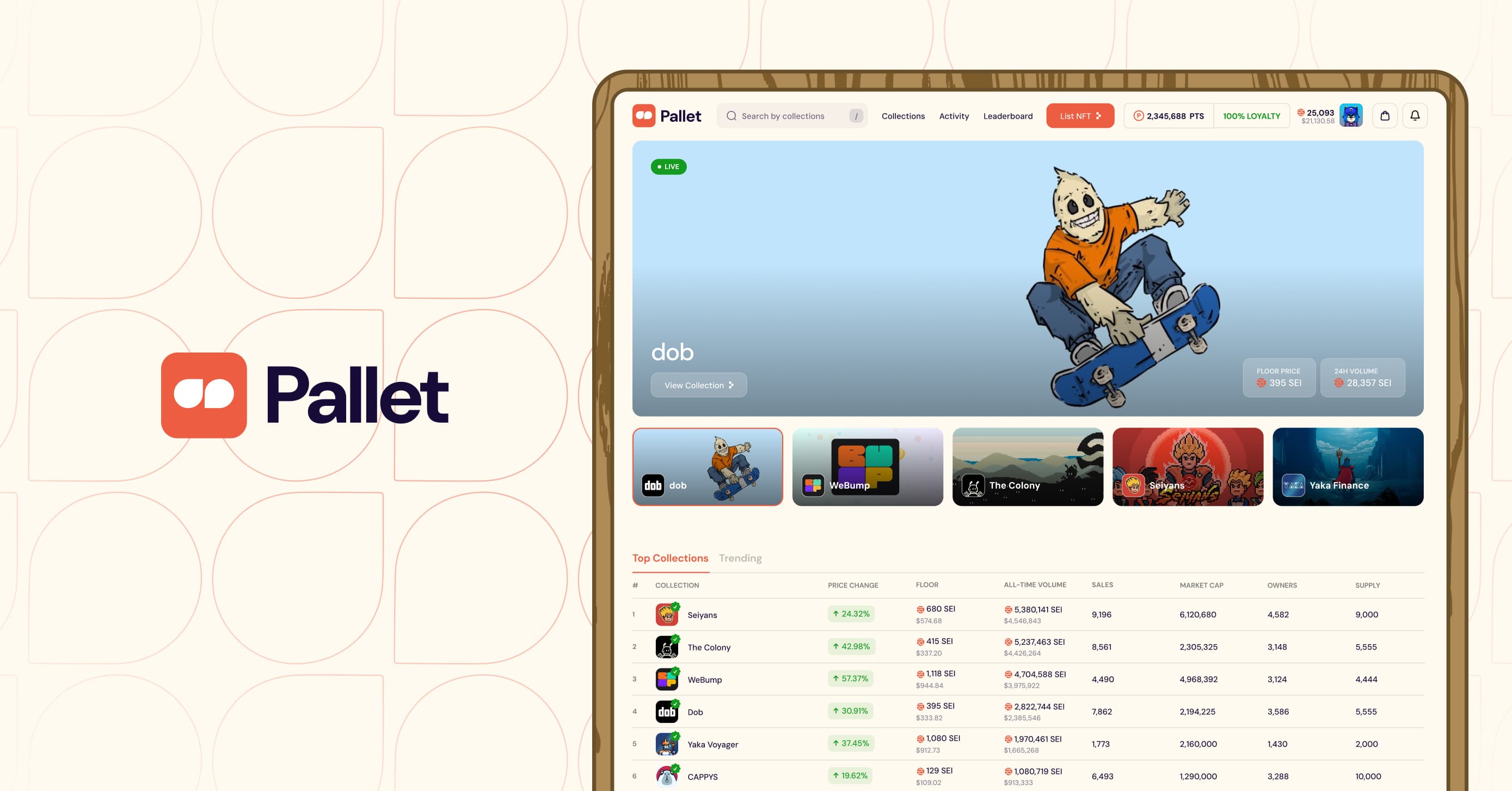 Pallet — banner